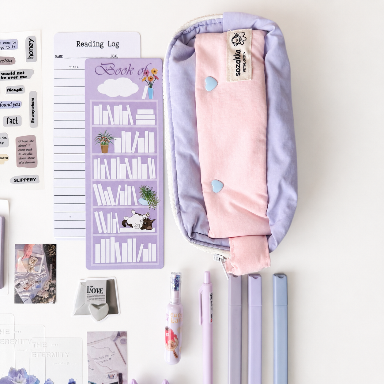 Violet Bloom  Box — Grow a Quieter Mind, One Page at a Time