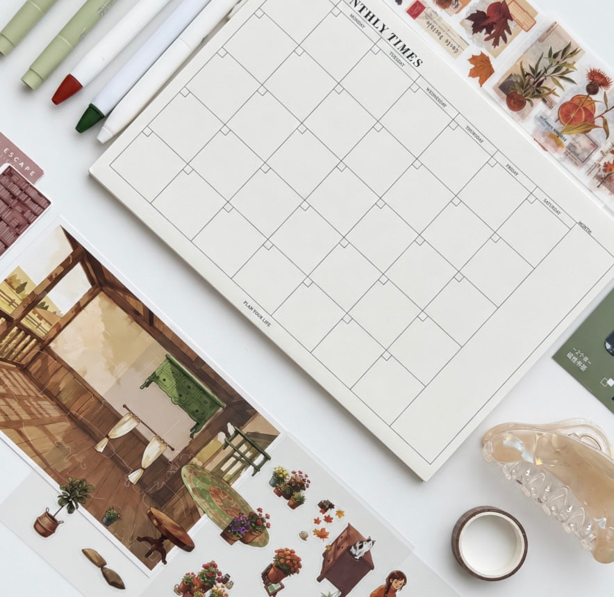 🗓️ Fall Planning Kit — A Fresh Page