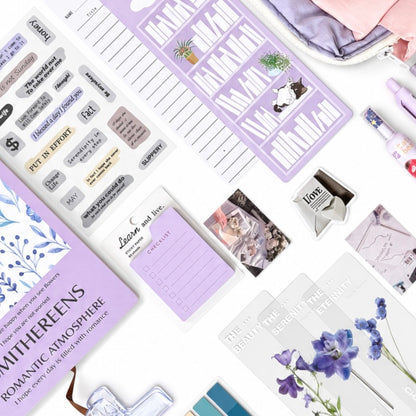 Violet Bloom  Box — Grow a Quieter Mind, One Page at a Time