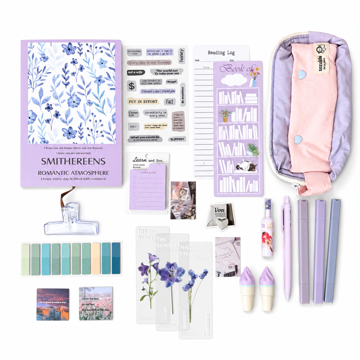 Violet Bloom  Box — Grow a Quieter Mind, One Page at a Time