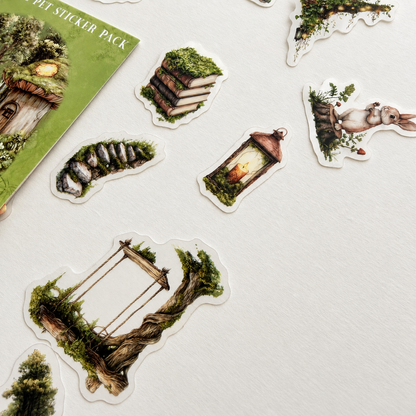 🌳 Forest Fairy Tale — 40-Piece  Sticker Pack