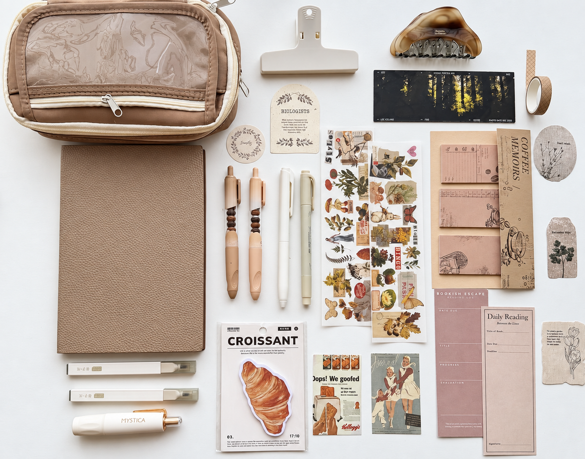 ☕️ Mocha Bundle — Slow & Cozy | Cozy Fall Stationery Set