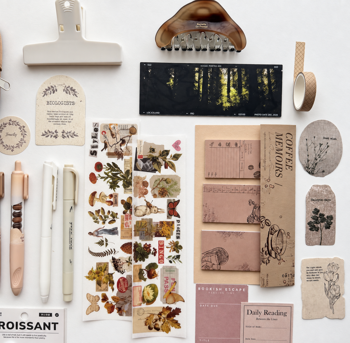 ☕️ Mocha Bundle — Slow & Cozy | Cozy Fall Stationery Set