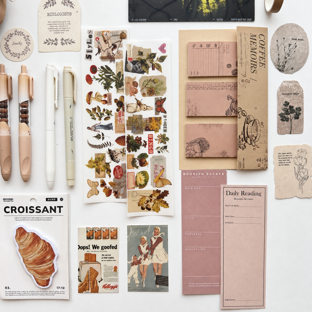 ☕️ Mocha Bundle — Slow & Cozy | Cozy Fall Stationery Set